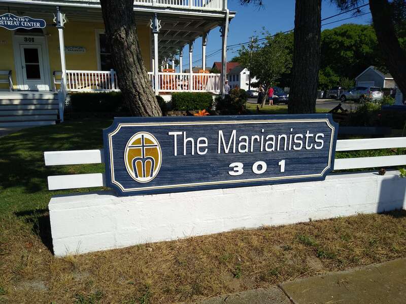 Marianist Family Retreat Center sign
