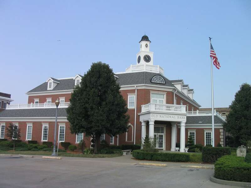 Harrisburg, Illinois: Old National Bank photograph. For The SIC Workforce &amp;amp; Illinois Small Business Development Center
