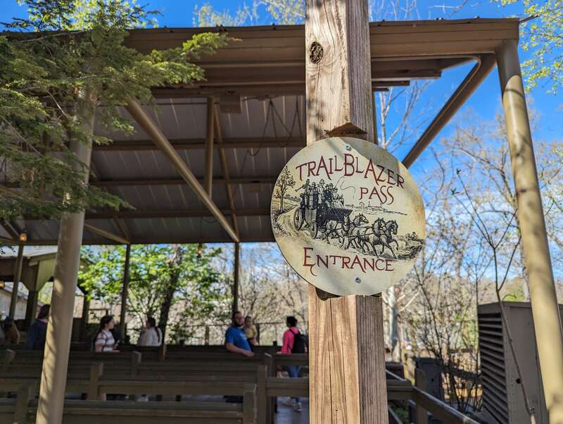 The Trailblazer Pass entrance.