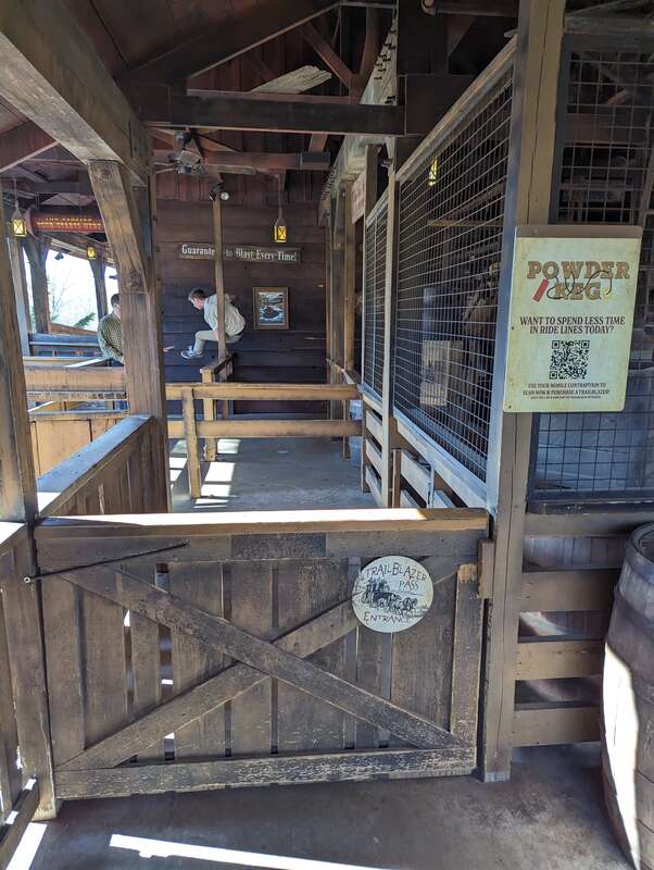 The Trailblazer Pass entrance.