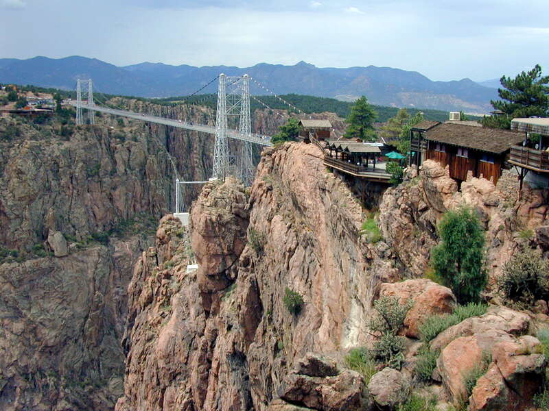 ROYAL GORGE FROM DOWNSTREAM