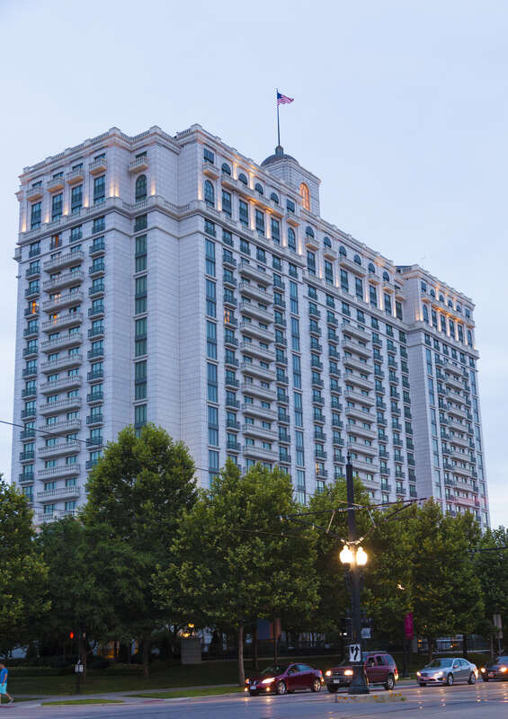 The Grand America Hotel in Salt Lake City, Utah, USA.