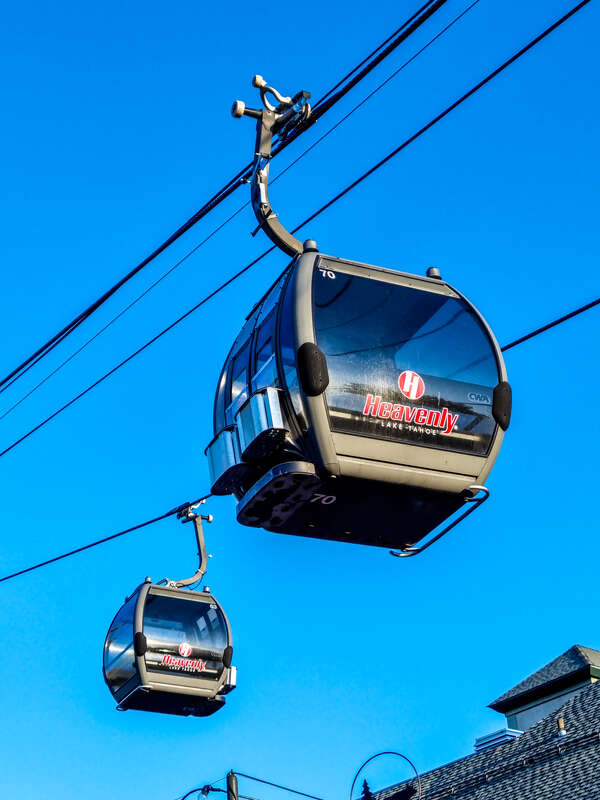 Ropeway “Heavenly” in South Lake Tahoe, California, USA