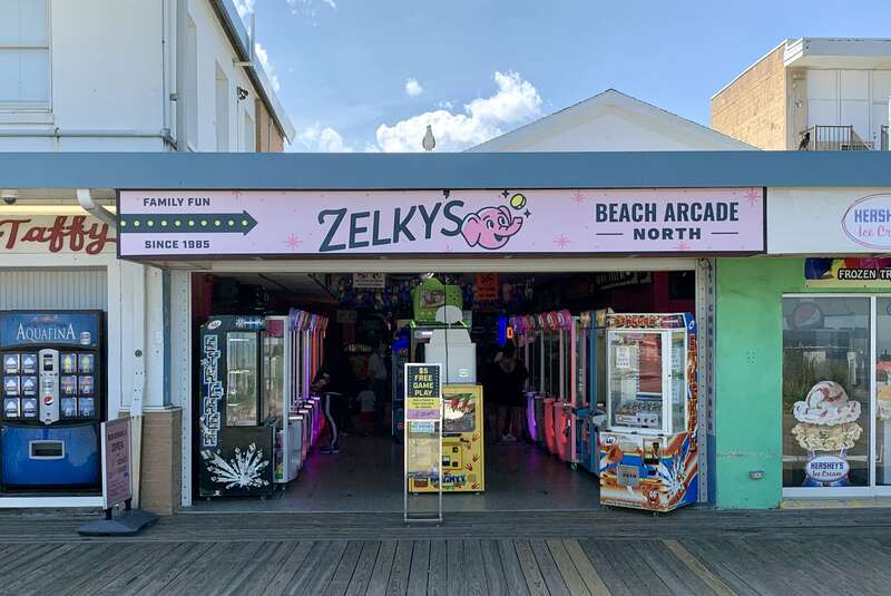 Zelky's located at 5 N. Boardwalk in Rehoboth Beach, Delaware.