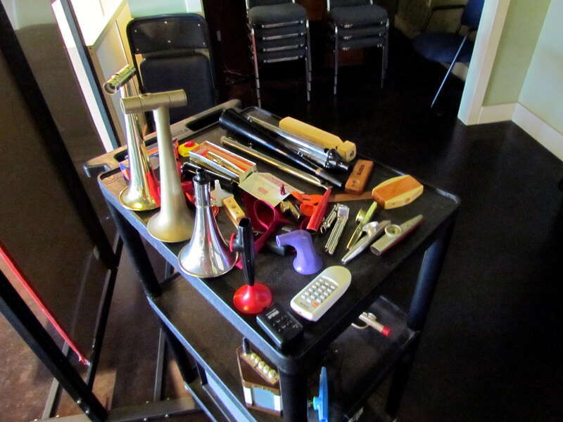 Kazoo museum in a kazoo factory. Take a short factory tour to watch them made and help make one as a souveiner.