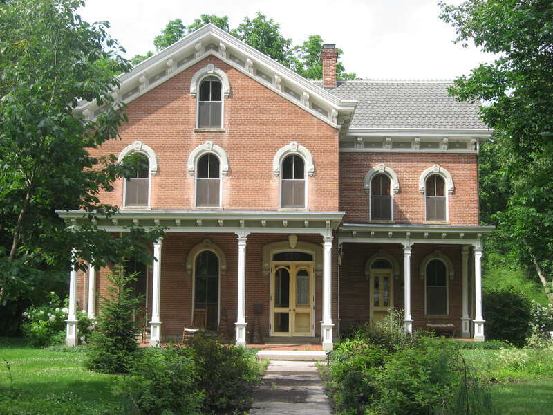 House at 139 E. Limestone Street in Yellow Springs, Ohio, United States.  This house is a contributing property to the Yellow Springs Historic District, a historic district that is listed on the National Register of Historic Places.
