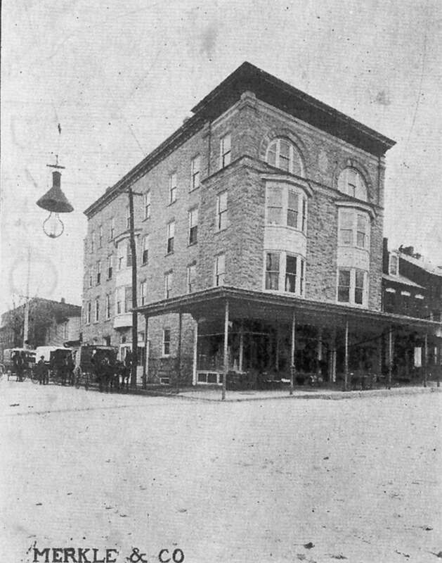 1902 - Merkle &amp;amp; Company
Merkle &amp;amp; Company was a grocery store in Allentown PA, located on the southeast corner of 6th and Chew Streets (243-247 N. 8th St.).   The store opened in 1865, and closed in 1985, a 120-year enterprise by four