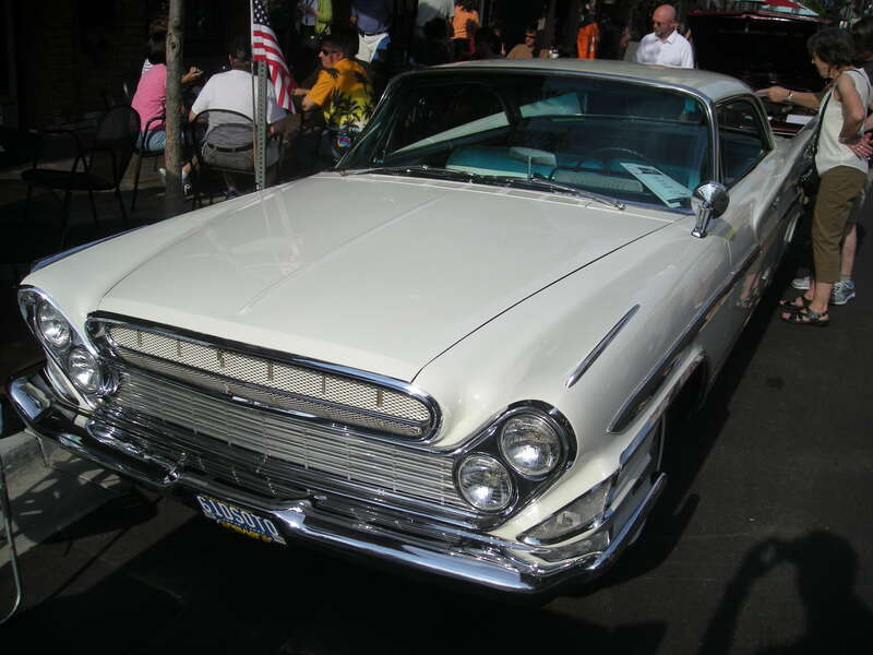 A 1961 DeSoto Hardtop at the 2014 Rolling Sculpture Car Show in Ann Arbor, Michigan (United States).