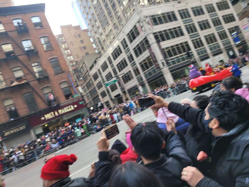 2021 Macy's Thanksgiving Parade, occurred on November 25, 2021. I was standing at the corner of 6th and 38th, by the Pret A manger