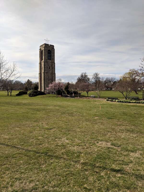 Baker Park in downtown Frederick, Maryland.