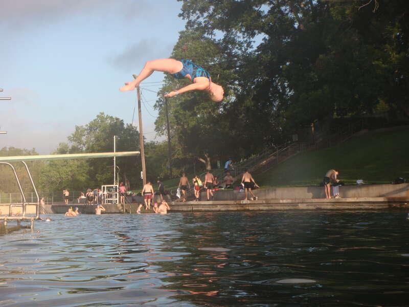 Barton Springs Backflip