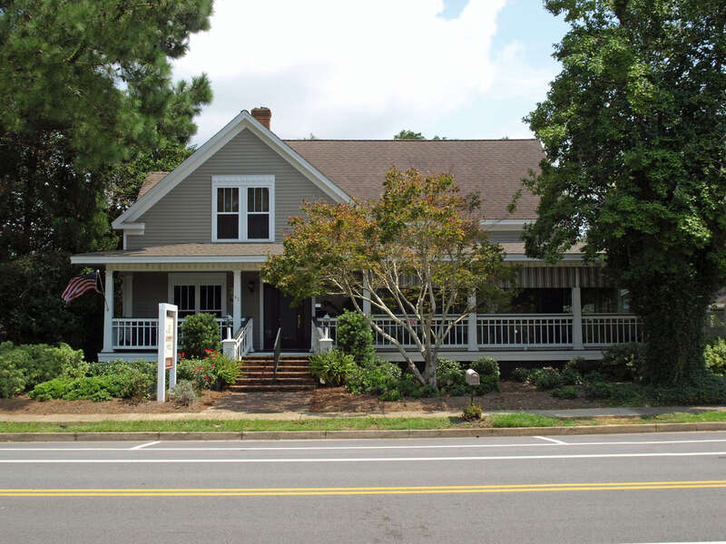 The Beckner House in Fairhope, Alabama; listed on the National Register of Historic Places