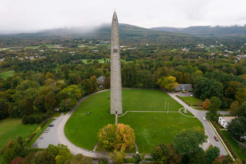 Bennington Battle Monument from the west, Bennington, Vermont.