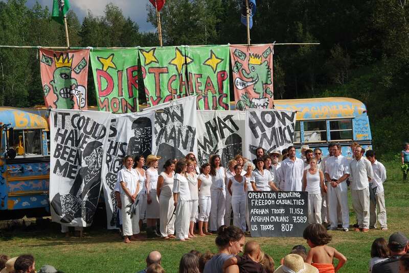 Bread and Puppet show in August 2009