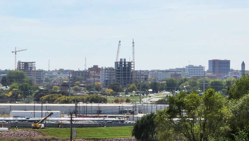 Downtown Sioux Falls in October 2022