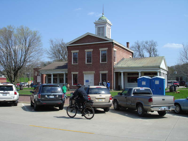 Old Market House, Galena, Illinois, USA. U.S. National Register of Historic Places.