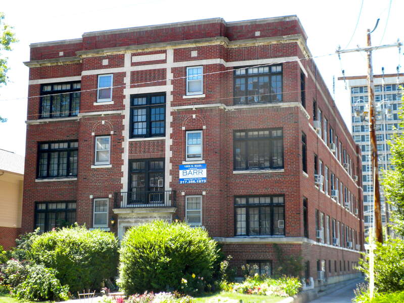 The Georgian (Apartments) near the University of Illinois (1 block or less) on the NRHP since November 15, 2005. At 1005 S. Sixth St.,	Champaign, Illinois