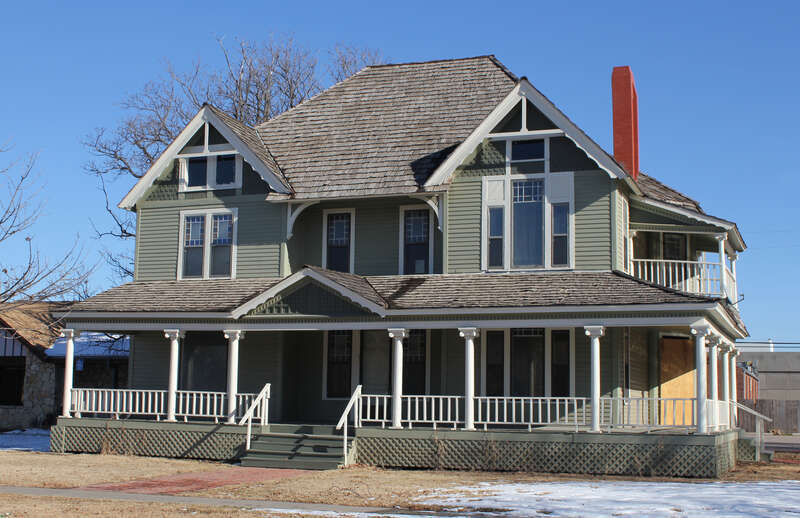 The Judge T. B. Wall House, located at 622 North Saint Francis Avenue in Wichita, Kansas. The property is listed on the National Register of Historic Places.