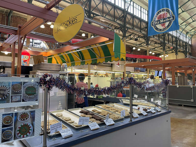 Just Cookies at the City Market in Indianapolis, Indiana