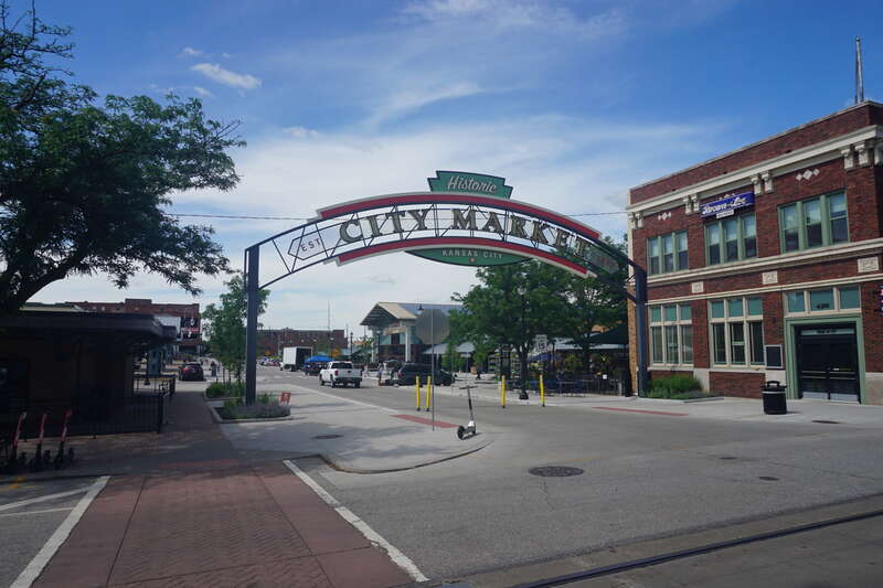 The River Market in Kansas City, Missouri (United States).