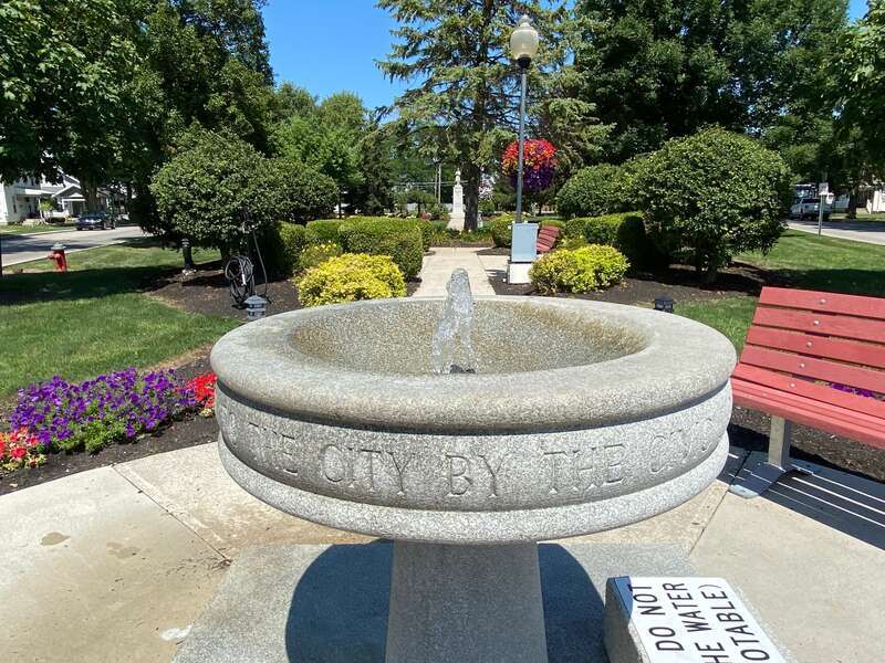 Columbus Grove, Ohio Fountain in the middle of town