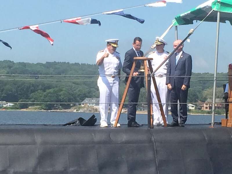 Tuesday, June 21, 2016 -- Governor Dannel P. Malloy joined other elected officials and officials from the U.S. Navy at the centennial celebration of the Naval Submarine Base New London.  It was 100 years ago today that the U.S. Navy's first submarine