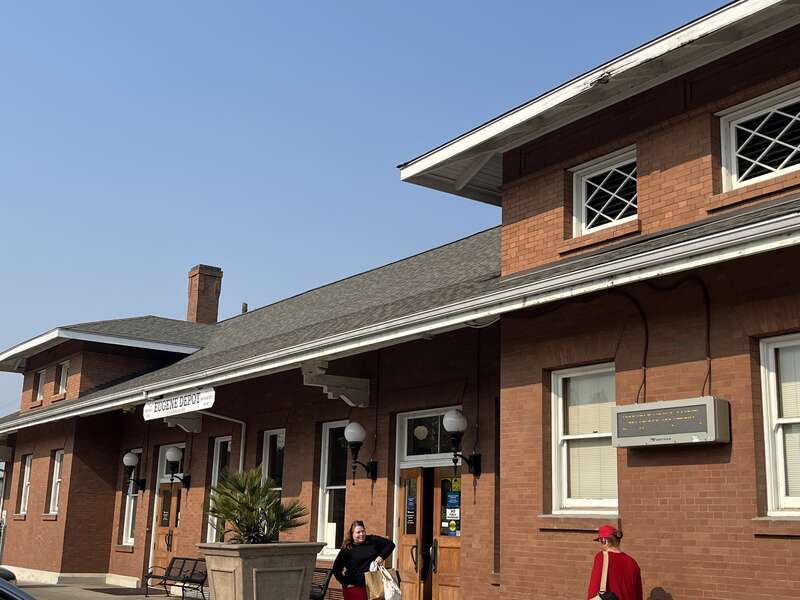 The Cascades Route provides daily transportation between Portland and Eugene, with stops including Portland, Tualatin, Woodburn, Salem, Albany and Eugene.
Information about stops, schedules, and tickets can be found at &amp;lt;a