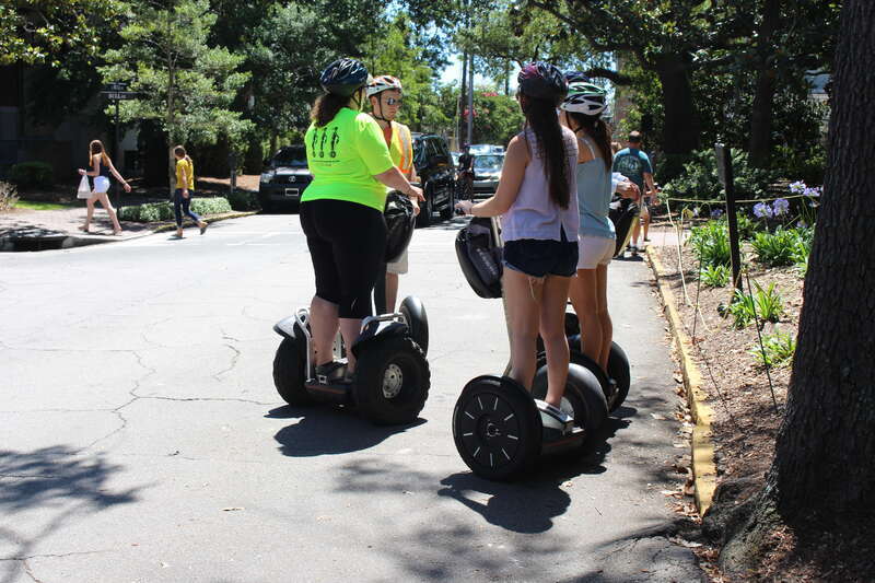 People on Segways, Savannah, Chatham County, Georgia