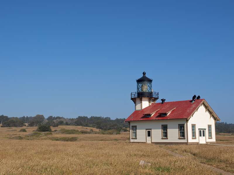 Point Cabrillo Light in Caspar, California, USA.