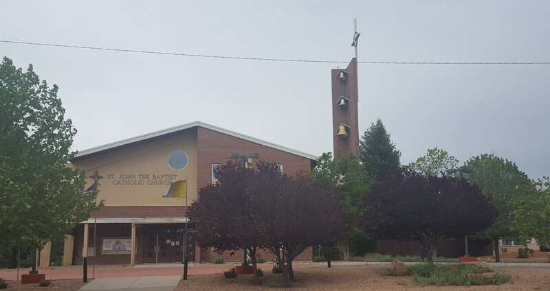 Saint John the Baptist Catholic Church in Santa Fe New Mexico