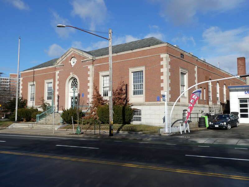 The former Somerville Main Post Office in December 2021