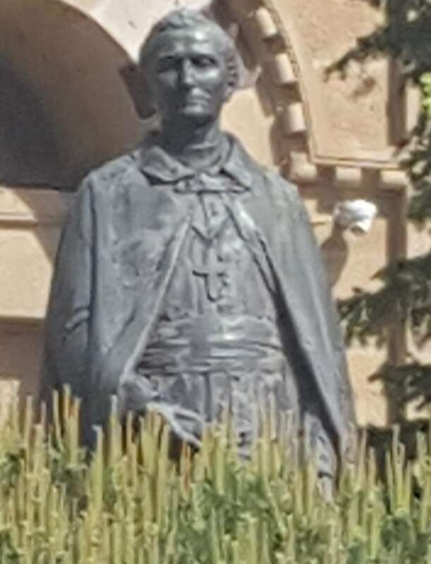 Statue at the Cathedral of Saint Francis in Santa Fe New Mexico