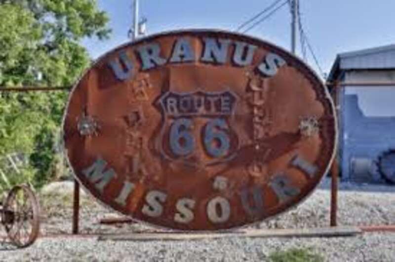 The Largest Belt Buckle in the World is located in Uranus, Missouri.