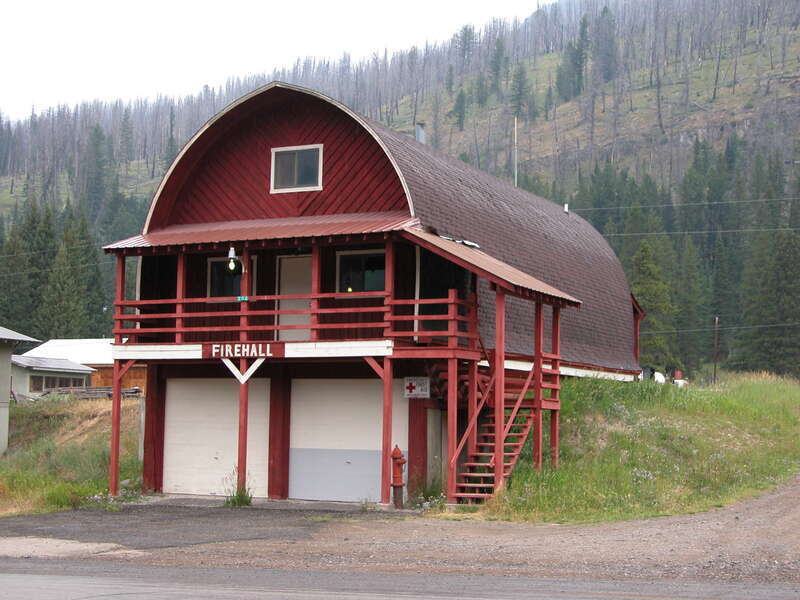 Cooke City, Montana fire station.