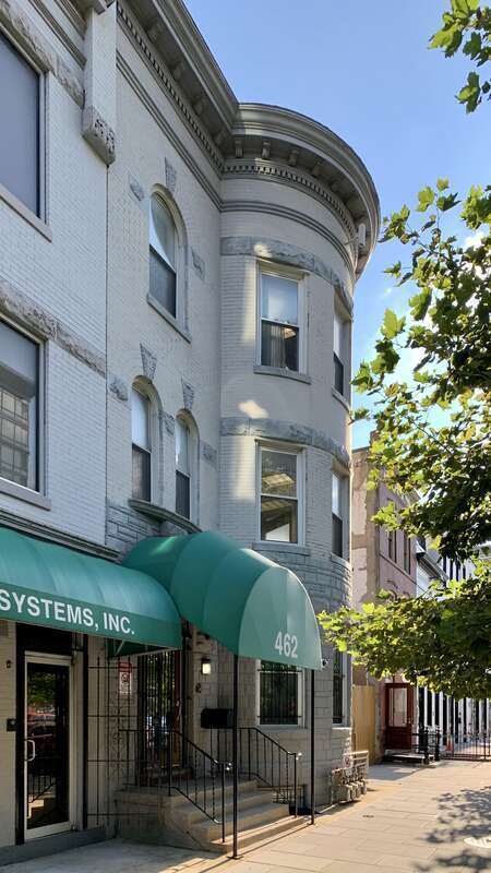 The former apartment building located at 462 K Street NW in the Mount Vernon Triangle neighborhood of Washington, D.C. was constructed for John J. Bowles in 1907. It was designed by Julius Germuiller in the Romanesque Revival style. The building is a