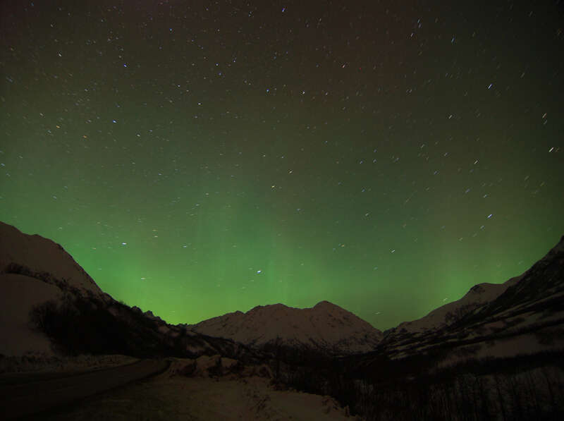 Aurora in Anchorage, Alaska