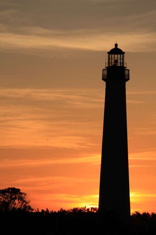 The Cape May Lighthouse at Dusk