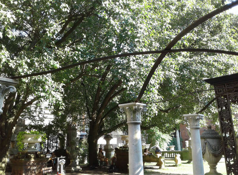 Elizabeth St. community sculpture garden NYC 16