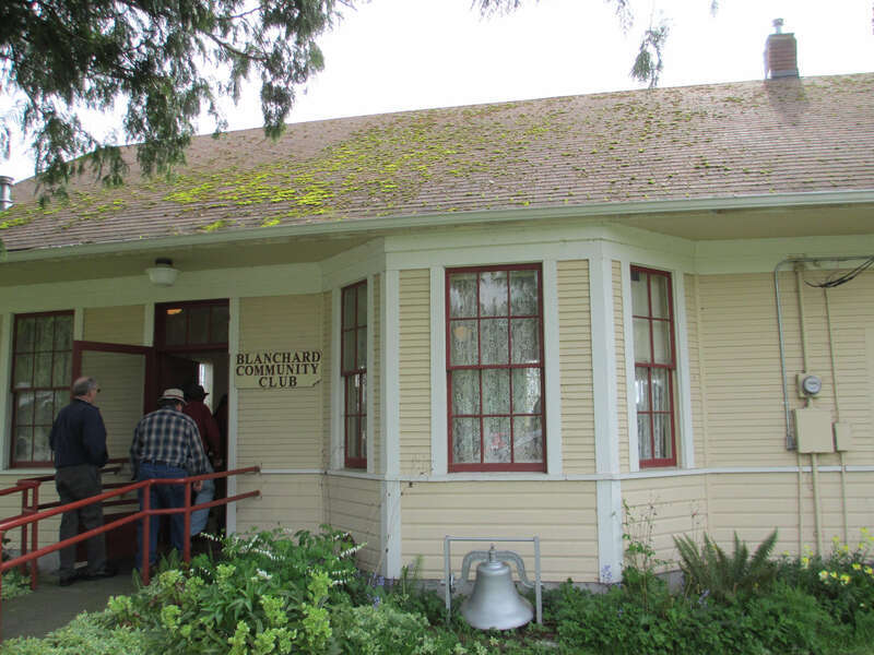 Entering the depot / community hall for more birthday celebration