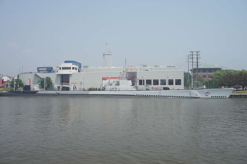 The USS Cobia and the Wisconsin Maritime Museum in Manitowoc, Wisconsin (United States).