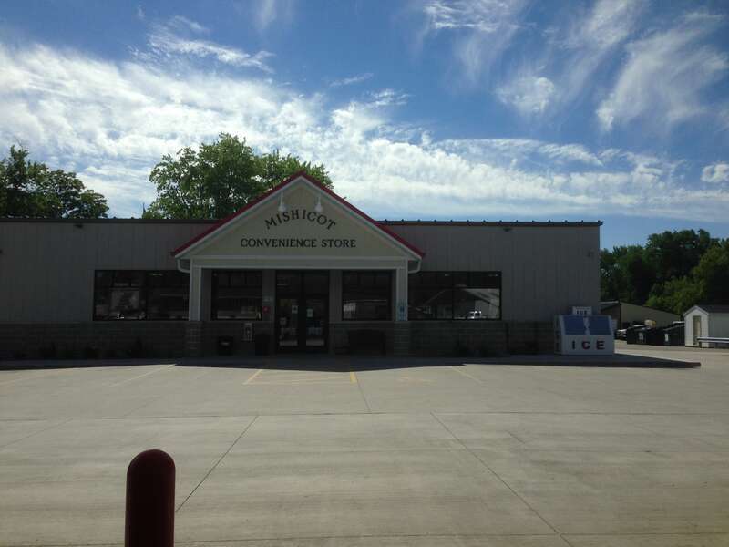 The Mishicot Convenience Store is part of the Cenex gas station on the corner of Main Street and State St in downtown, Mishicot. This store building replaces one located directly in front of the pictured standing building, which opened in 2013.
