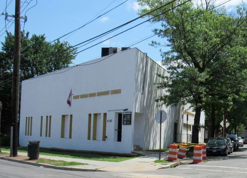 Mt Vernon United Methodist Church on Minnesota Ave., SE, in Washington, DC.