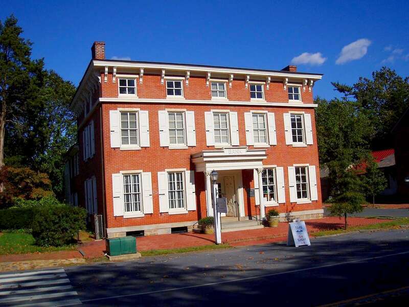 An old bank along main street.