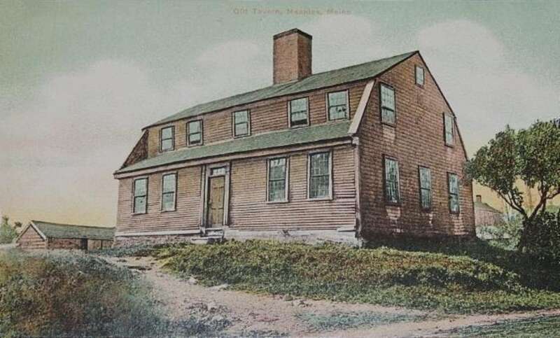 Burnham Tavern, Machias, Maine. Now the Burnham Tavern Museum, it was built in 1770