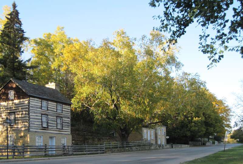 Polperro House and Pendarvis House, in Mineral Point's Historic District on Shake Rag Street.