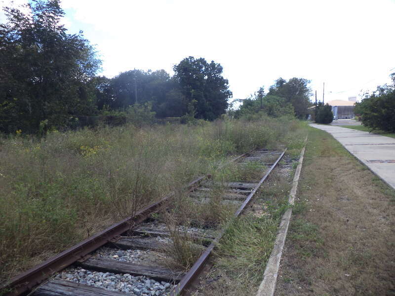 RR Tracks heading South from Union Station Depot, Albany, Dougherty County, Georgia