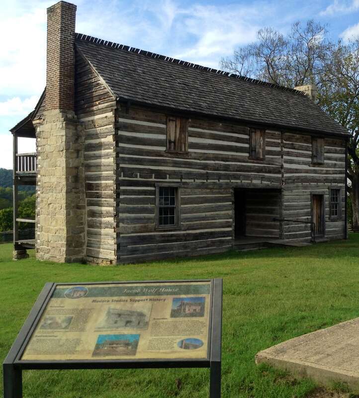 Jacob Wolf House, On Highway 5, west of the fork of the White and North Fork Rivers Norfork