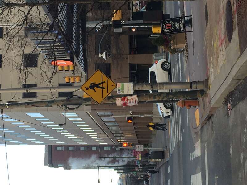 SEPTA trolley stop at 36th and Market station