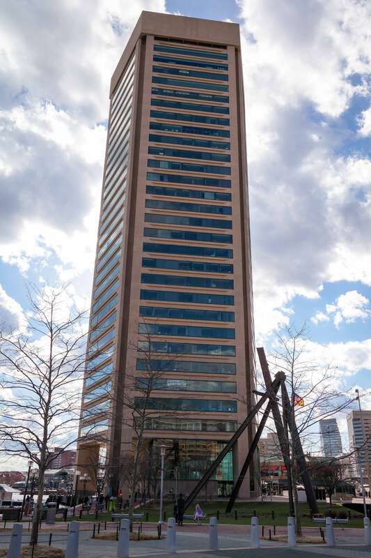 A view of the Baltimore World Trade Center