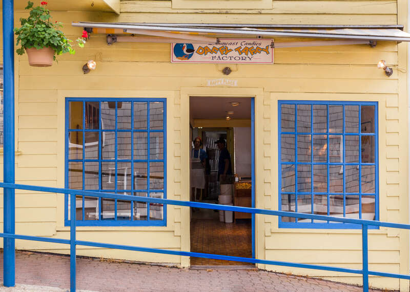 One of the many tourist oriented stores in Boothbay Harbor, Maine. HFF